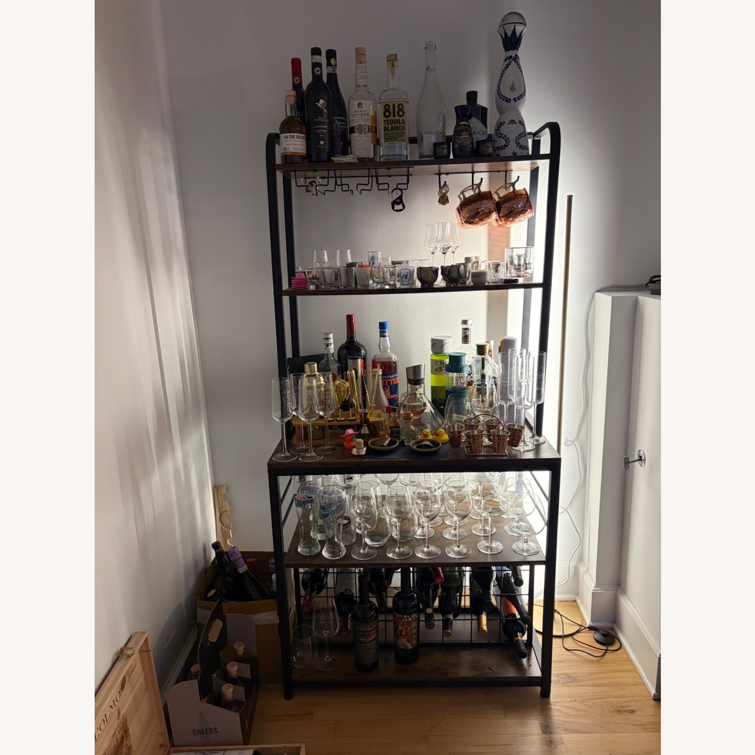 Dark Brown Bar / Coffee Carts - image-2