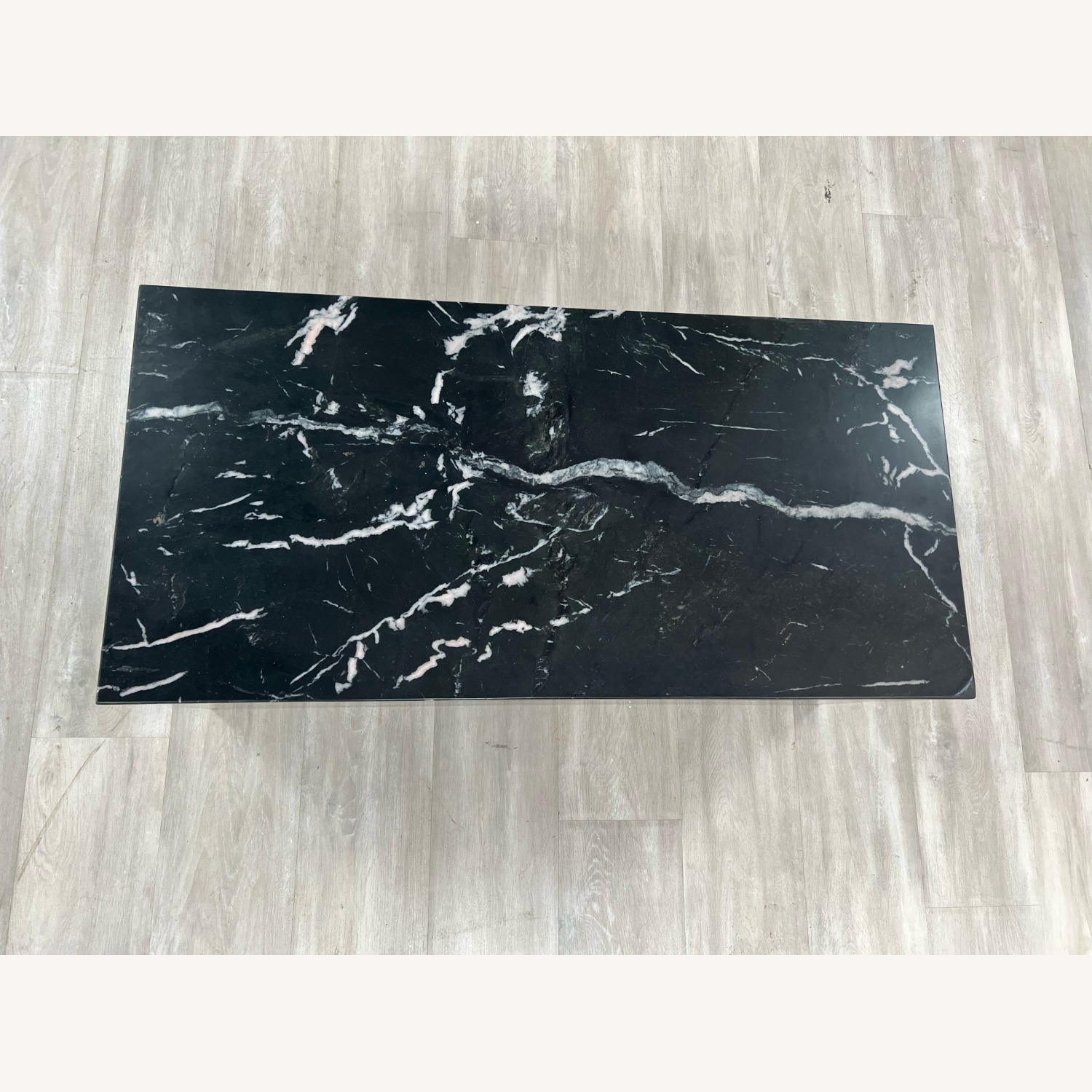 Hokku Designs Harles Nero Black Marble Coffee Table - image-7