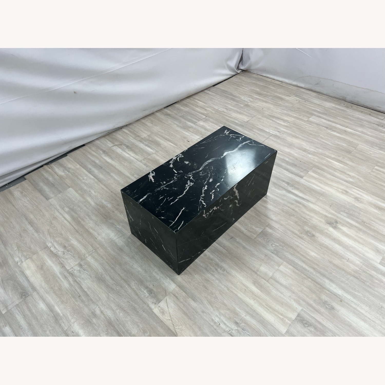 Hokku Designs Harles Nero Black Marble Coffee Table - image-5