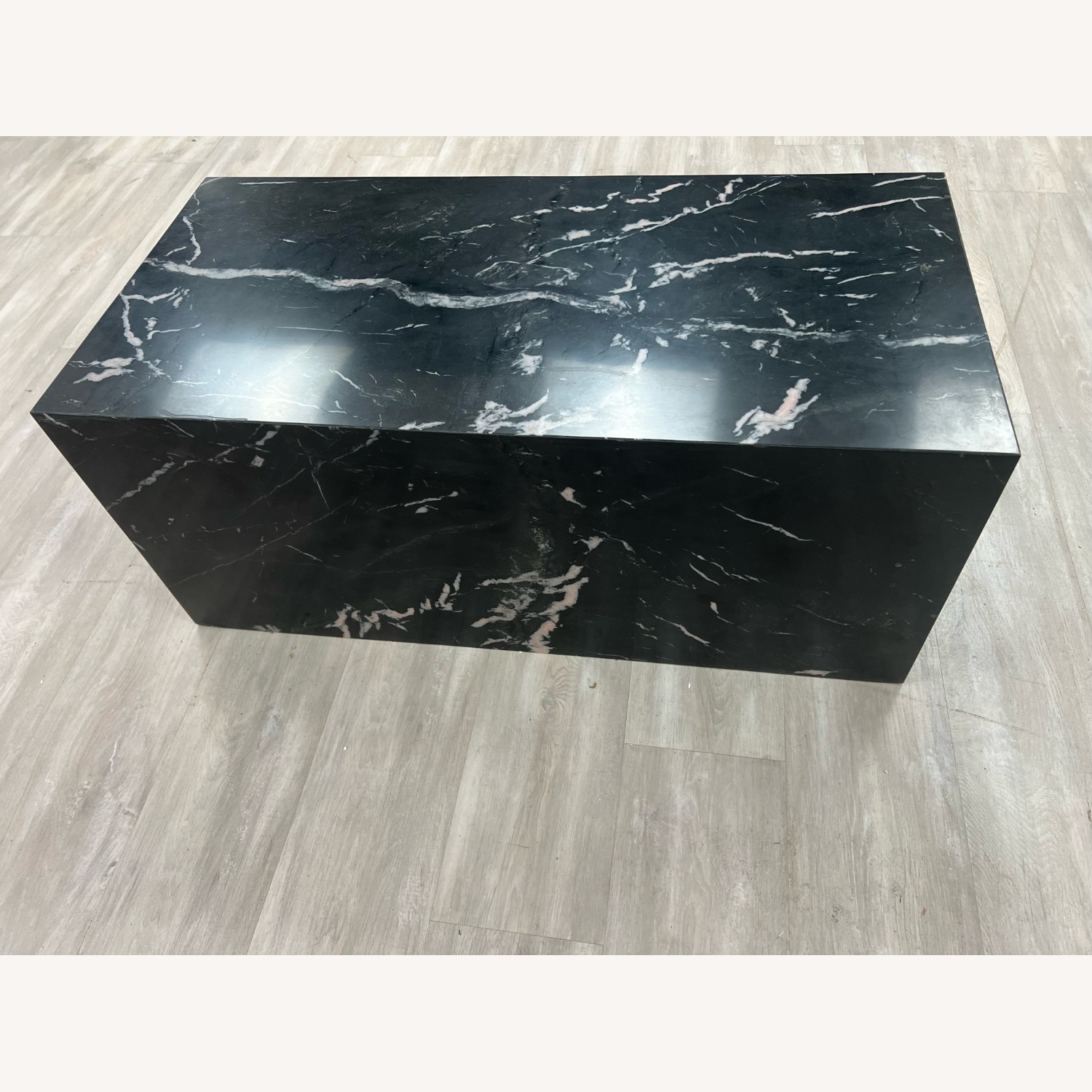 Hokku Designs Harles Nero Black Marble Coffee Table - image-8