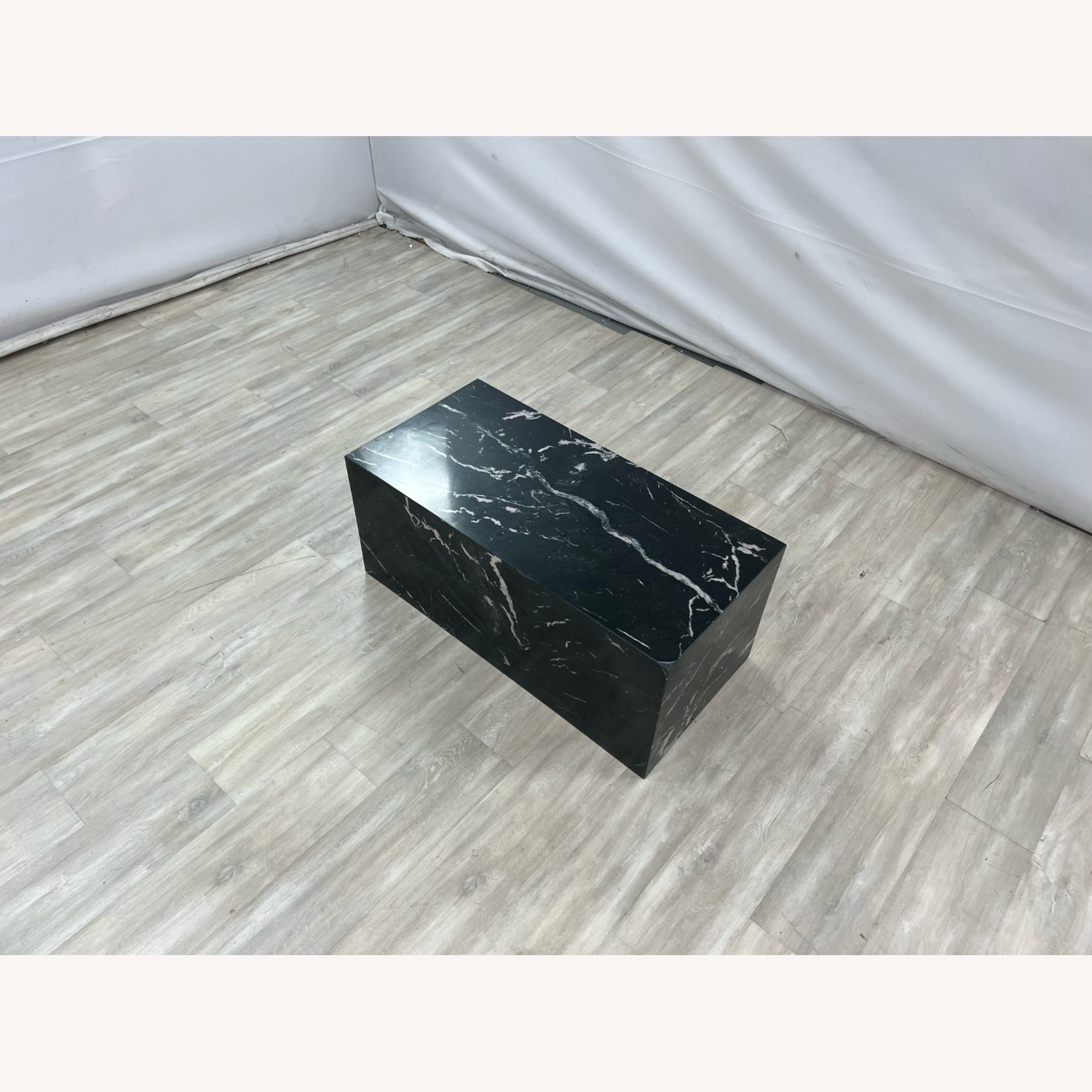 Hokku Designs Harles Nero Black Marble Coffee Table - image-4