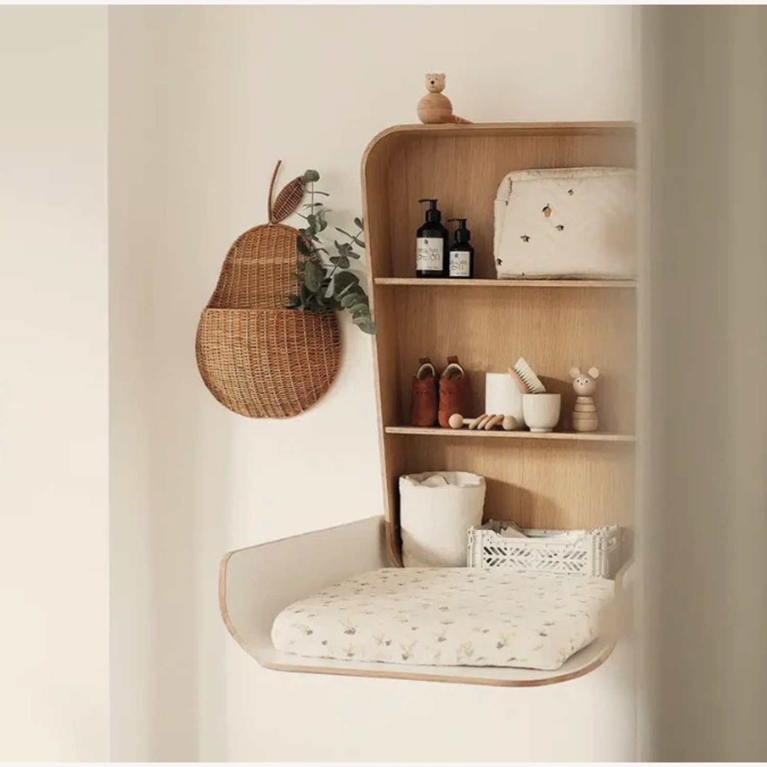 Noga Natural Wood Wall Unit - image-6