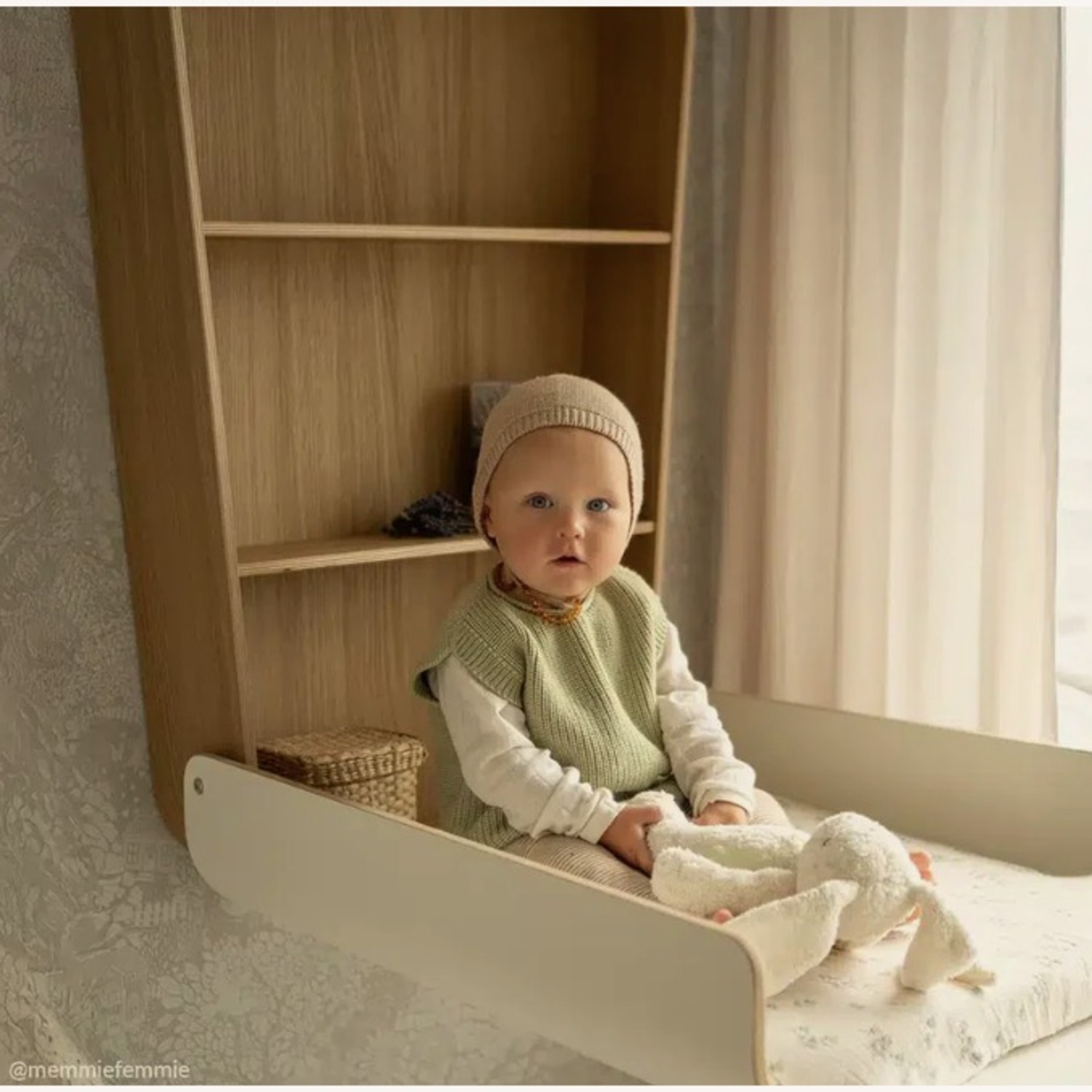 Noga Natural Wood Wall Unit - image-3