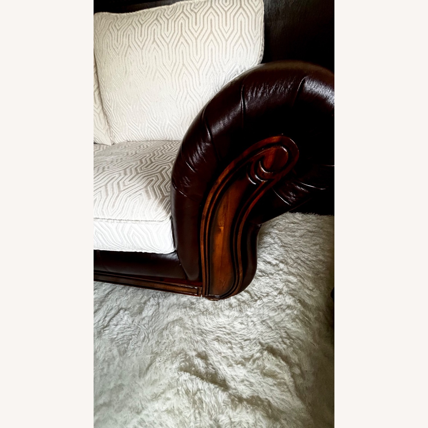Bob's Discount Furniture Dark Brown Loveseats - image-4