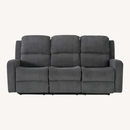 Used Three Seater Recliner Sofa with Ottoman  for sale on AptDeco