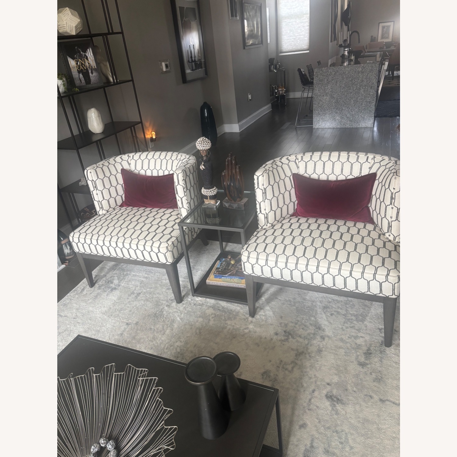 Crate & Barrel Grayson Natural Accent Chairs - image-1