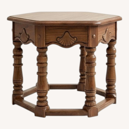 Used Natural Wood Side Table for sale on AptDeco