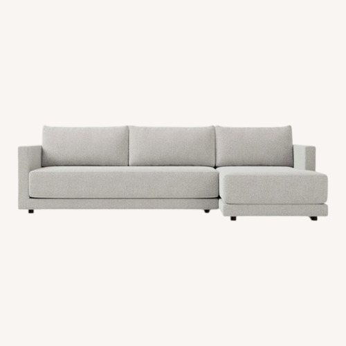 Used West Elm Grey Melbourne Sectional Sofa for sale on AptDeco