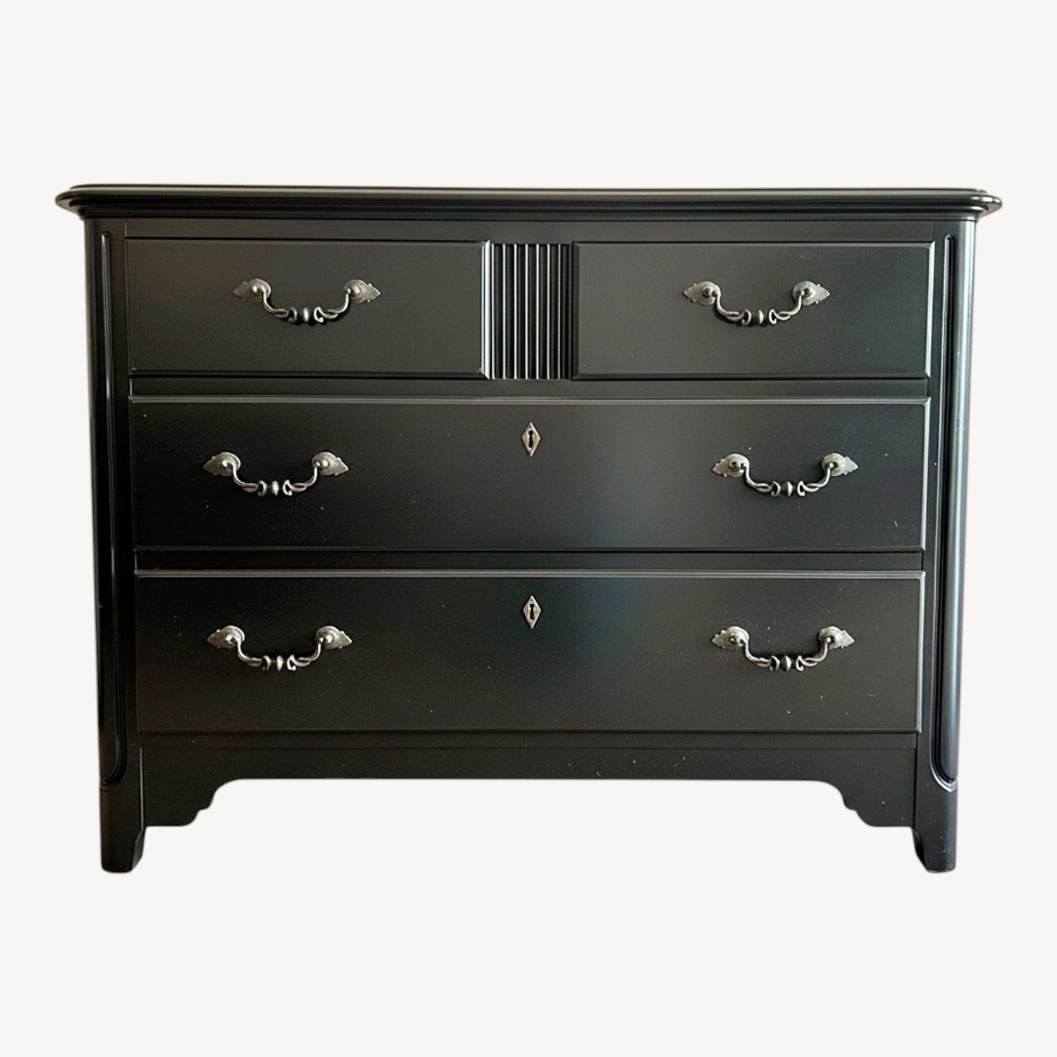 Stanley Furniture Dark Brown Wood Dresser - image-0