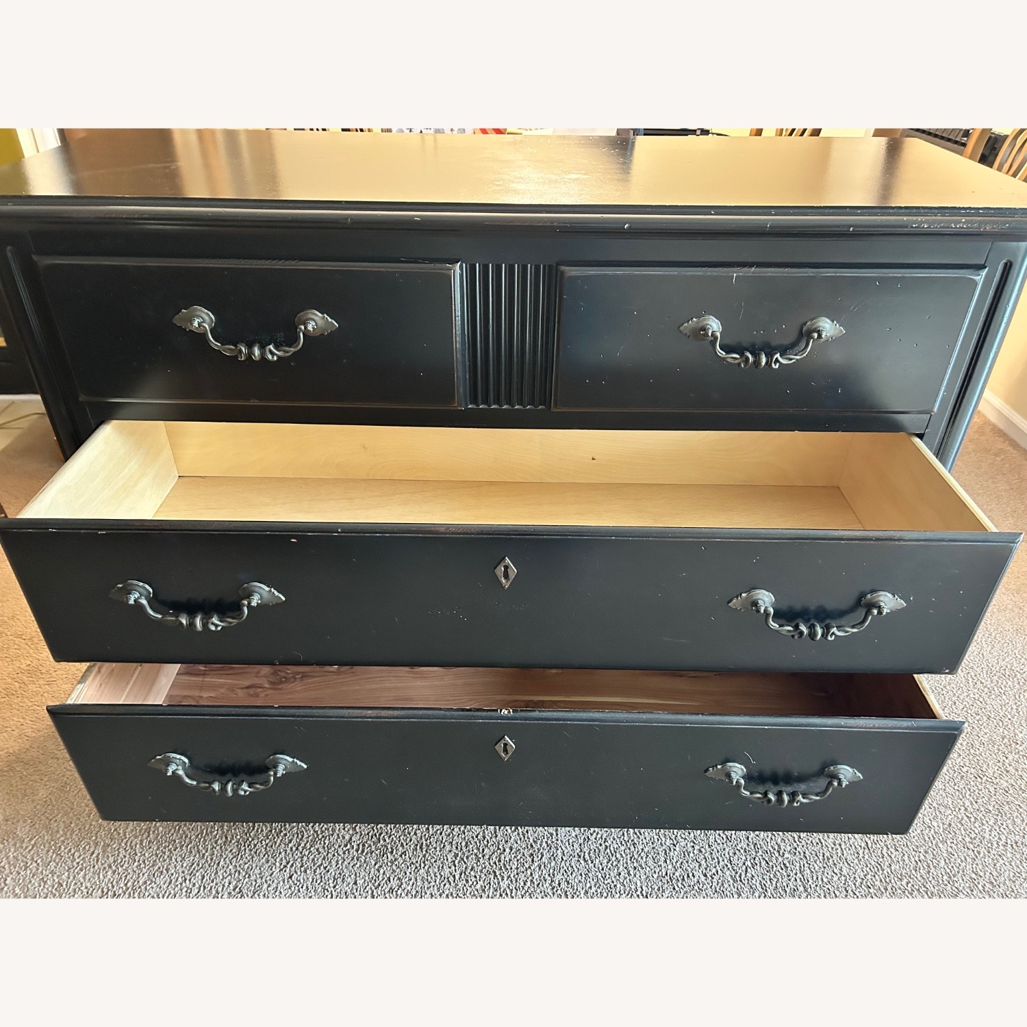 Stanley Furniture Dark Brown Wood Dresser - image-4