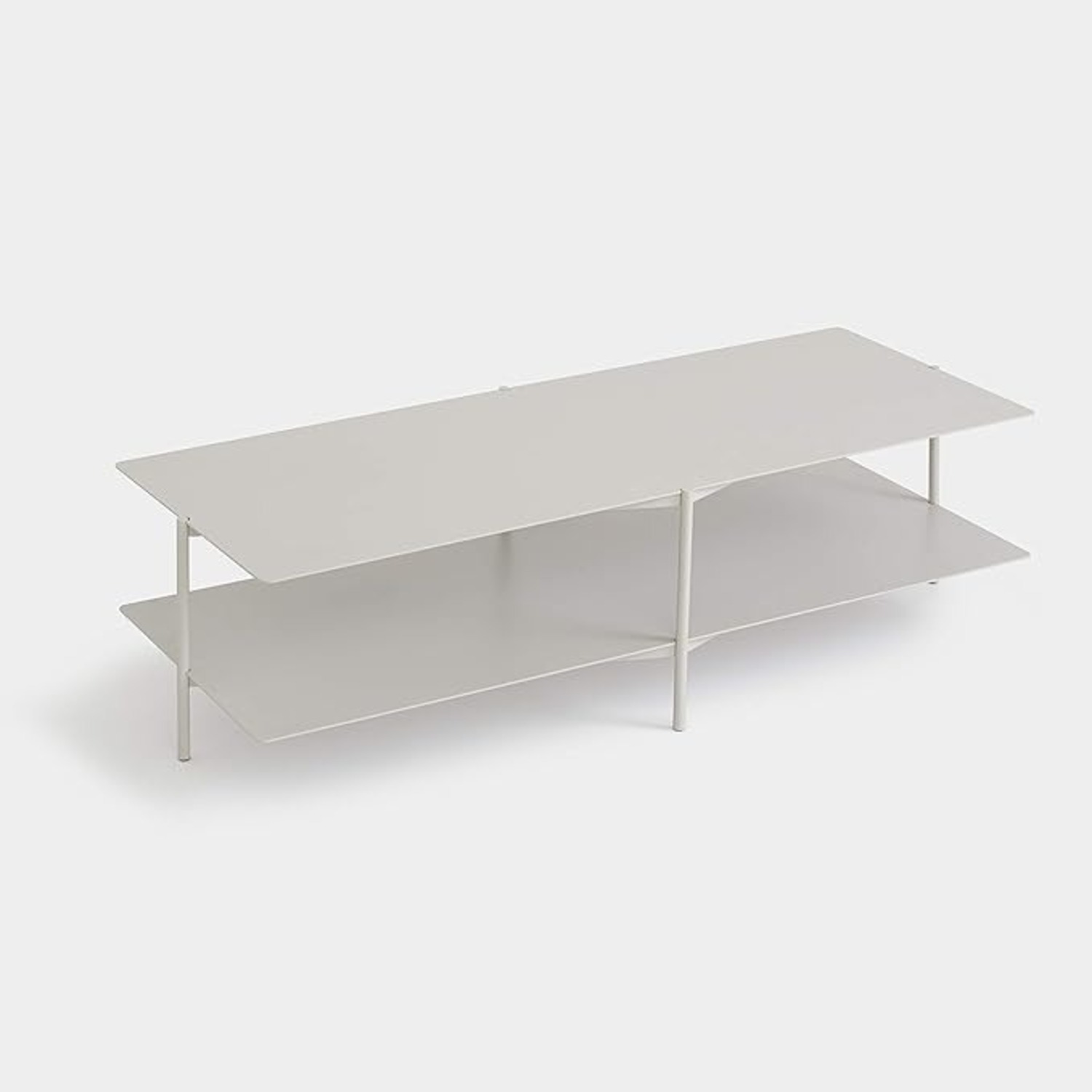 Umbra Light Grey Shift Tier Coffee Table - image-1