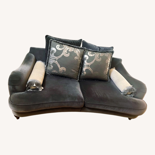 Used Thayer Coggin Light Gray Fabric 2 Seater Sofa for sale on AptDeco