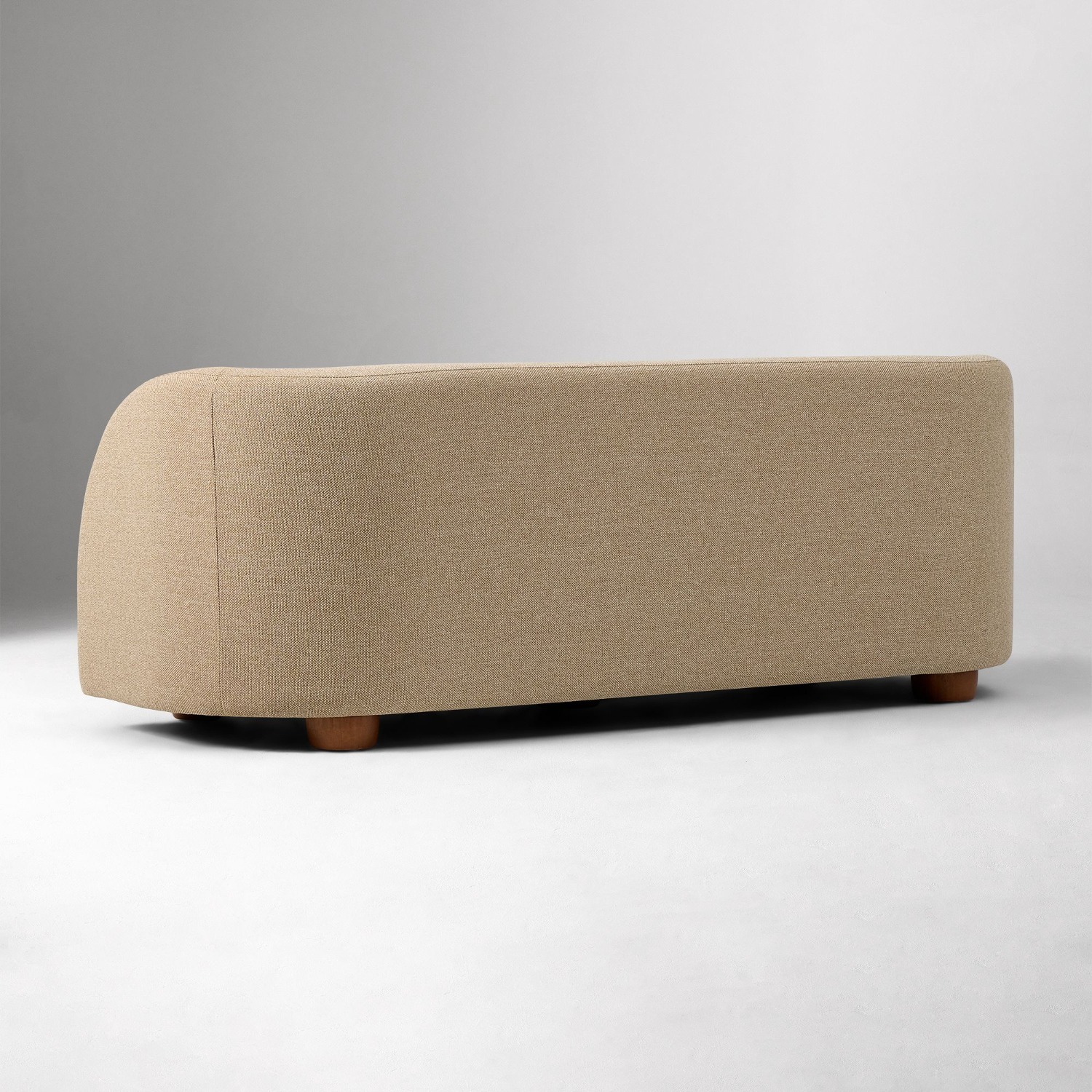 Laurent 96in Sofa Basketweave Camel Sofa - image-2