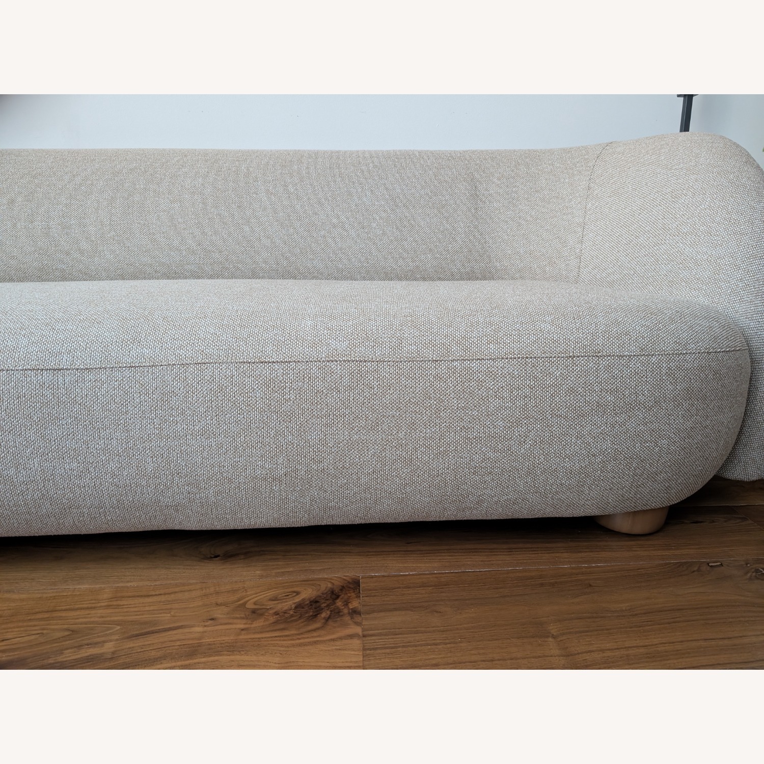 Laurent 96in Sofa Basketweave Camel Sofa - image-11