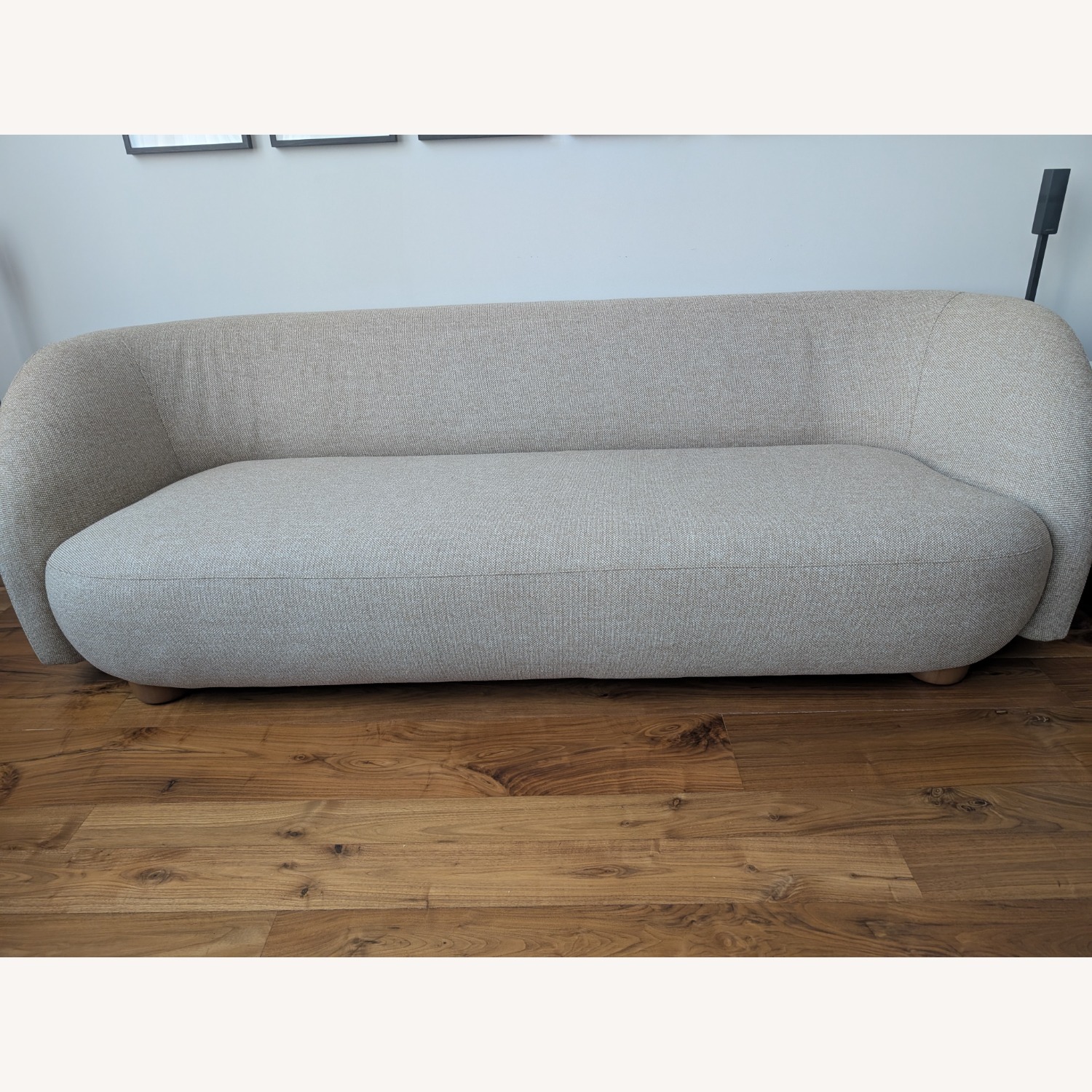 Laurent 96in Sofa Basketweave Camel Sofa - image-7