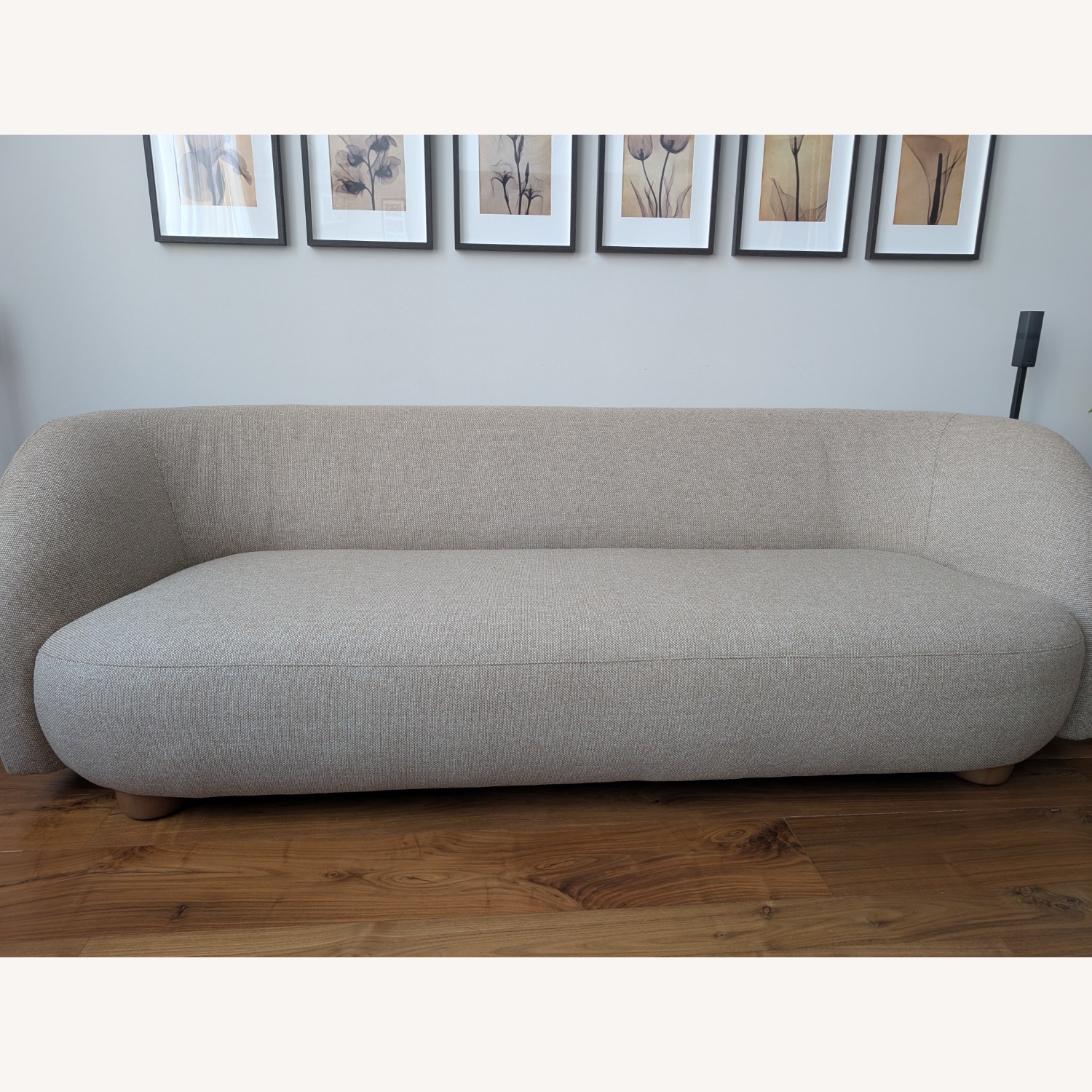 Laurent 96in Sofa Basketweave Camel Sofa - image-6