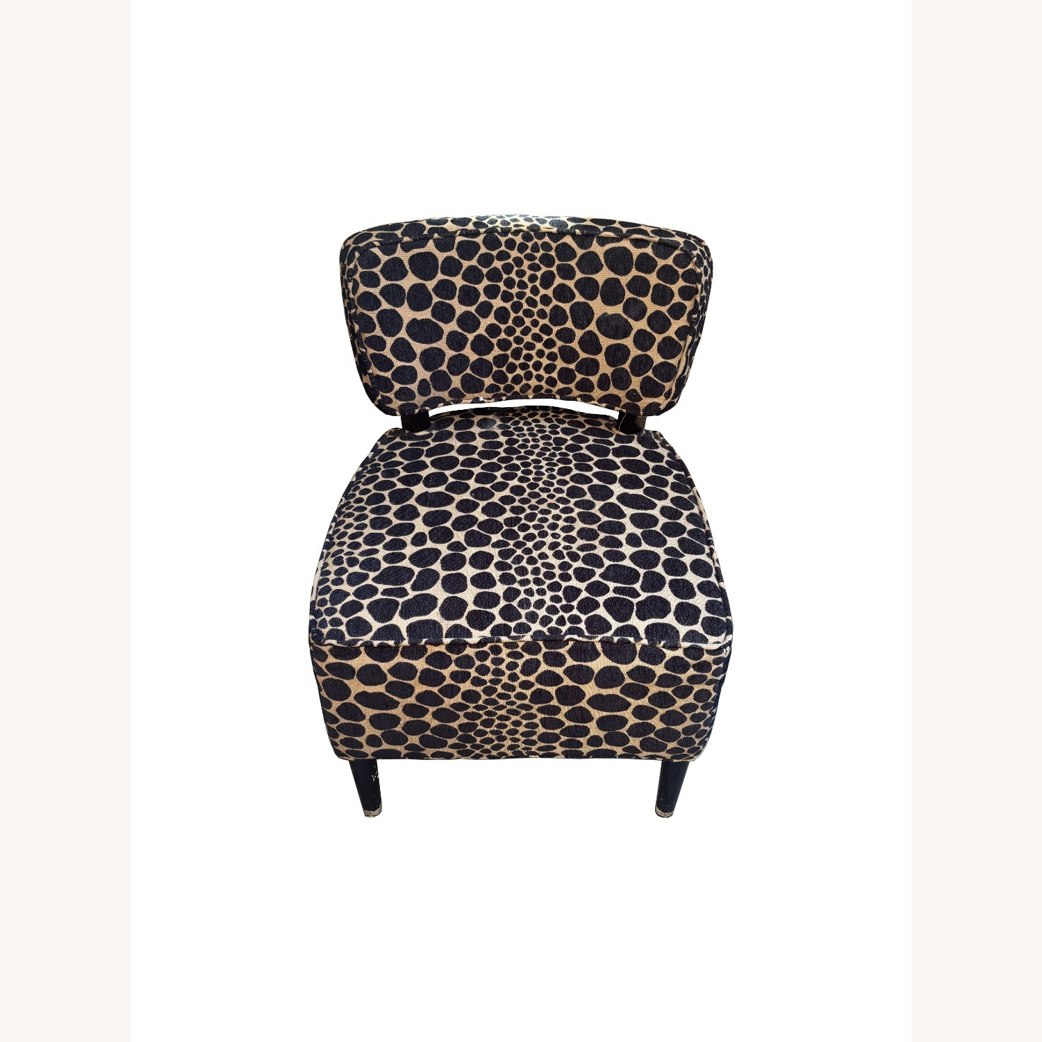 Pier 1 Imports Giraffe Print Black Accent Chairs - image-1