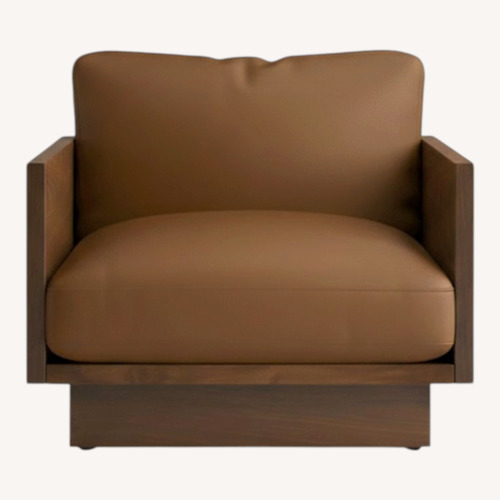 Used Design Within Reach Light Brown Chair and a Half for sale on AptDeco