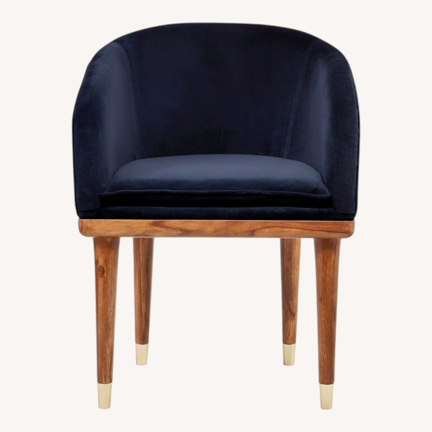 CB2 Viceroy Sapphire Blue Velvet Dining Chairs - image-0