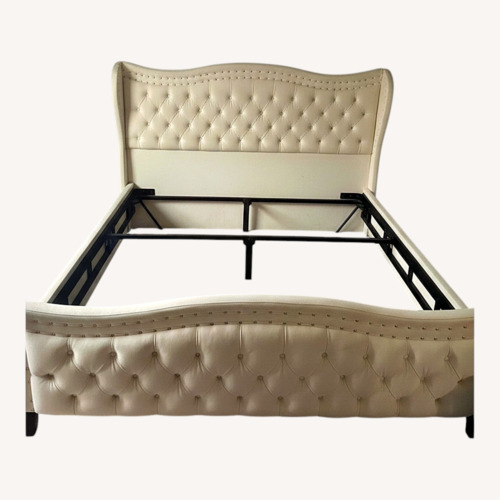 Used White King Bed for sale on AptDeco