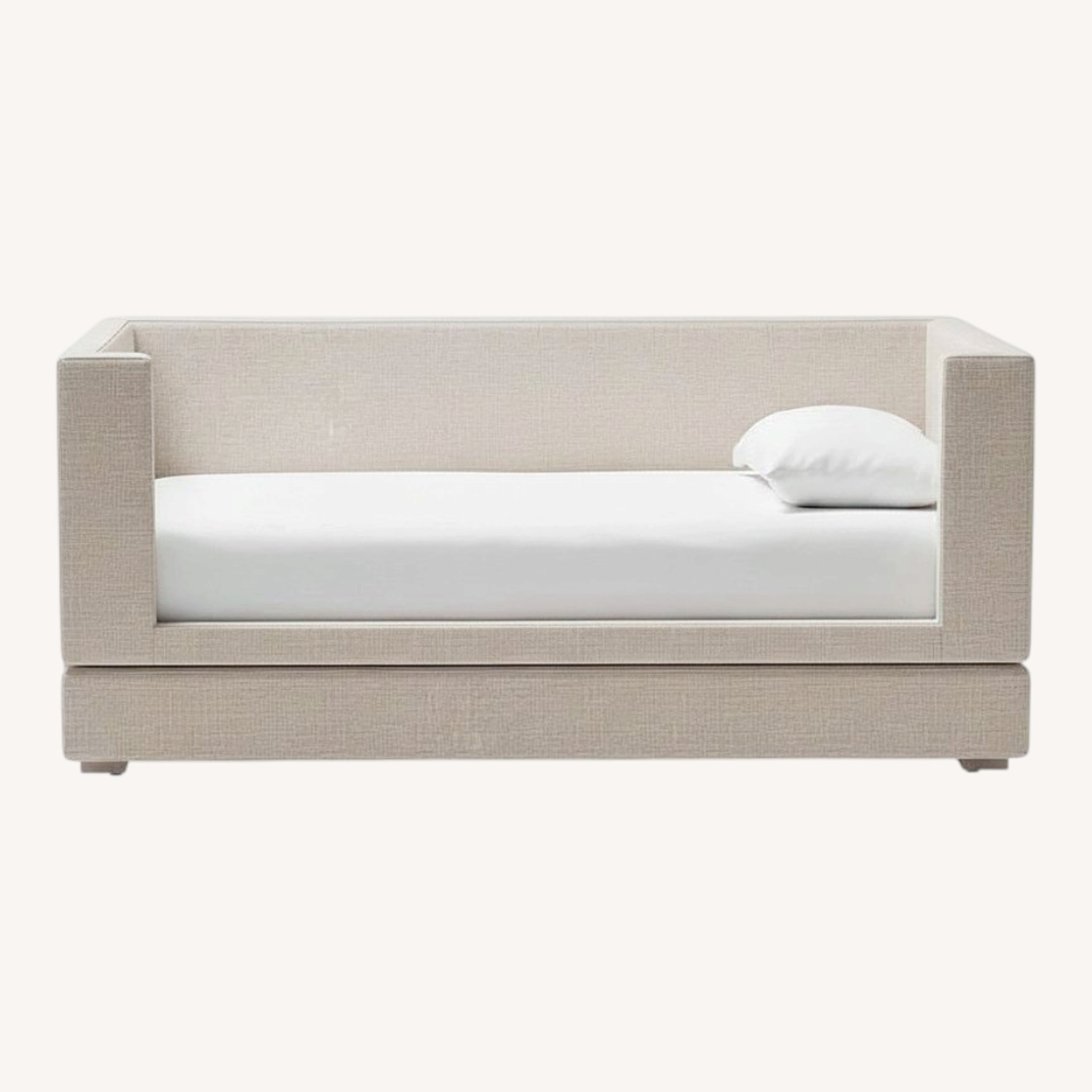 Pottery Barn Teen Shelter White Fabric Daybed - image-0