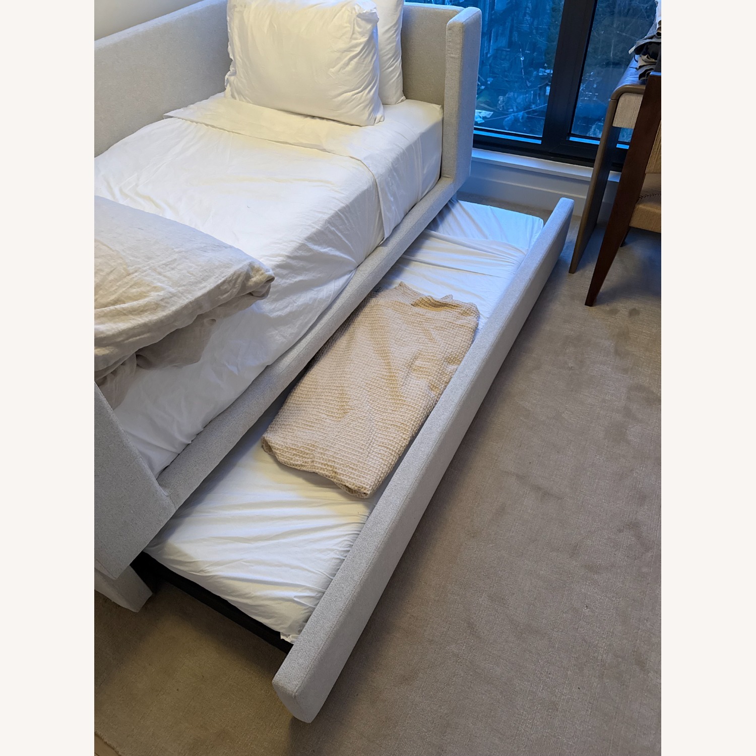 Pottery Barn Teen Shelter White Fabric Daybed - image-2