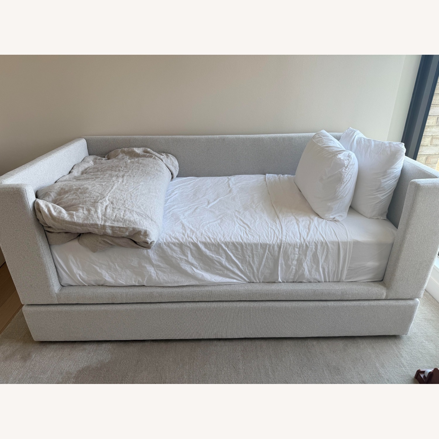 Pottery Barn Teen Shelter White Fabric Daybed - image-3