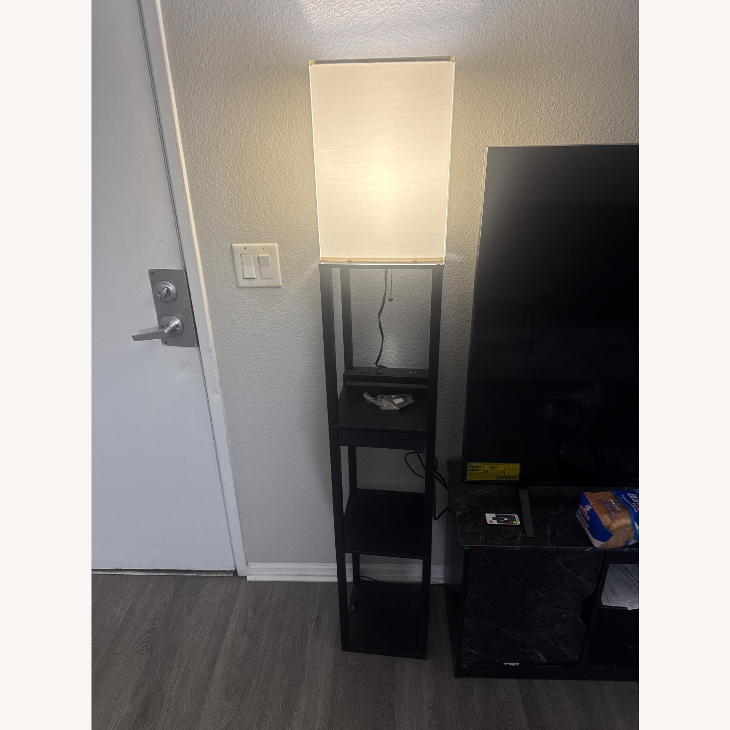 Fine Art Lamps Black Floor Lamp - image-1