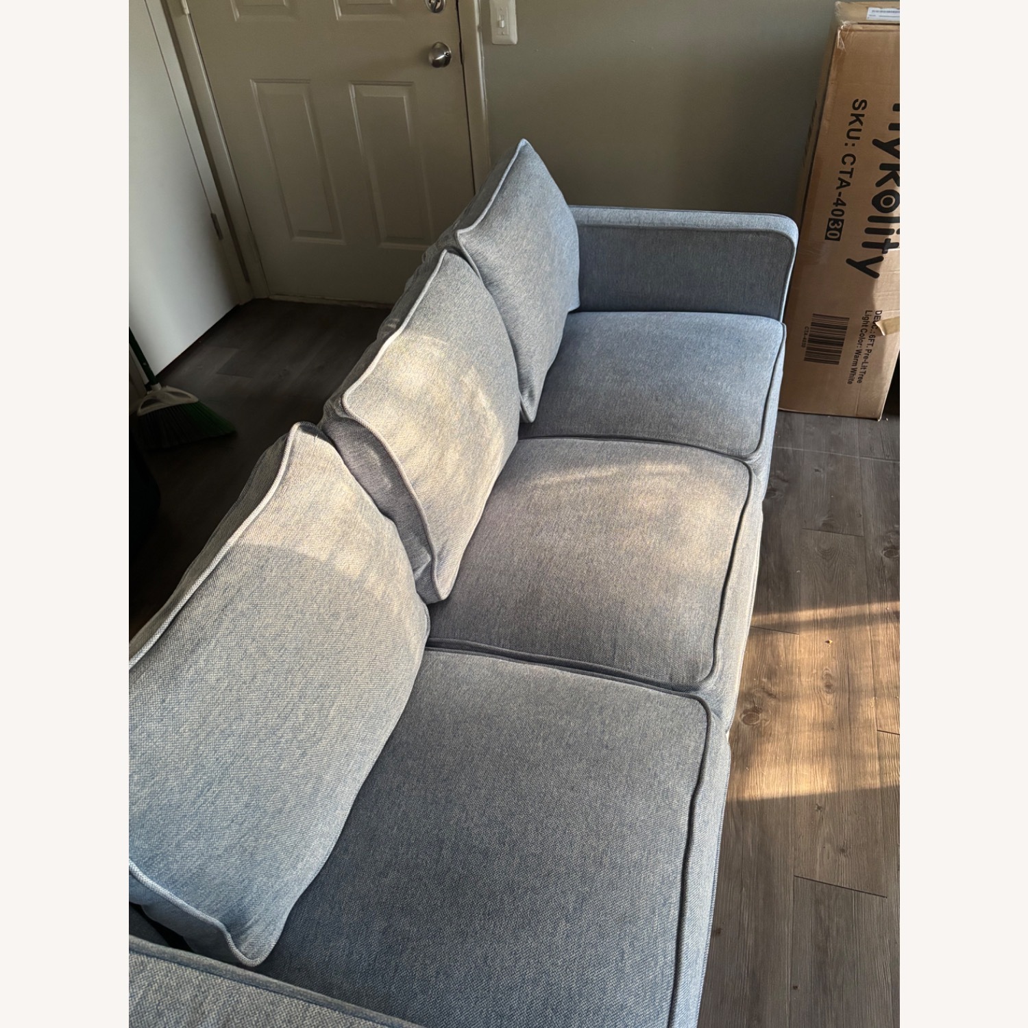 Blue 3+ Seater Sofa - image-2