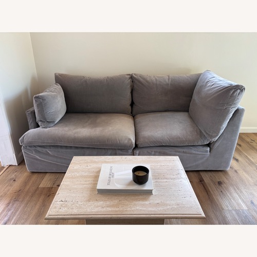 Used Timothy Oulton “Nest” Sofa – Linen, HD Buttercup for sale on AptDeco