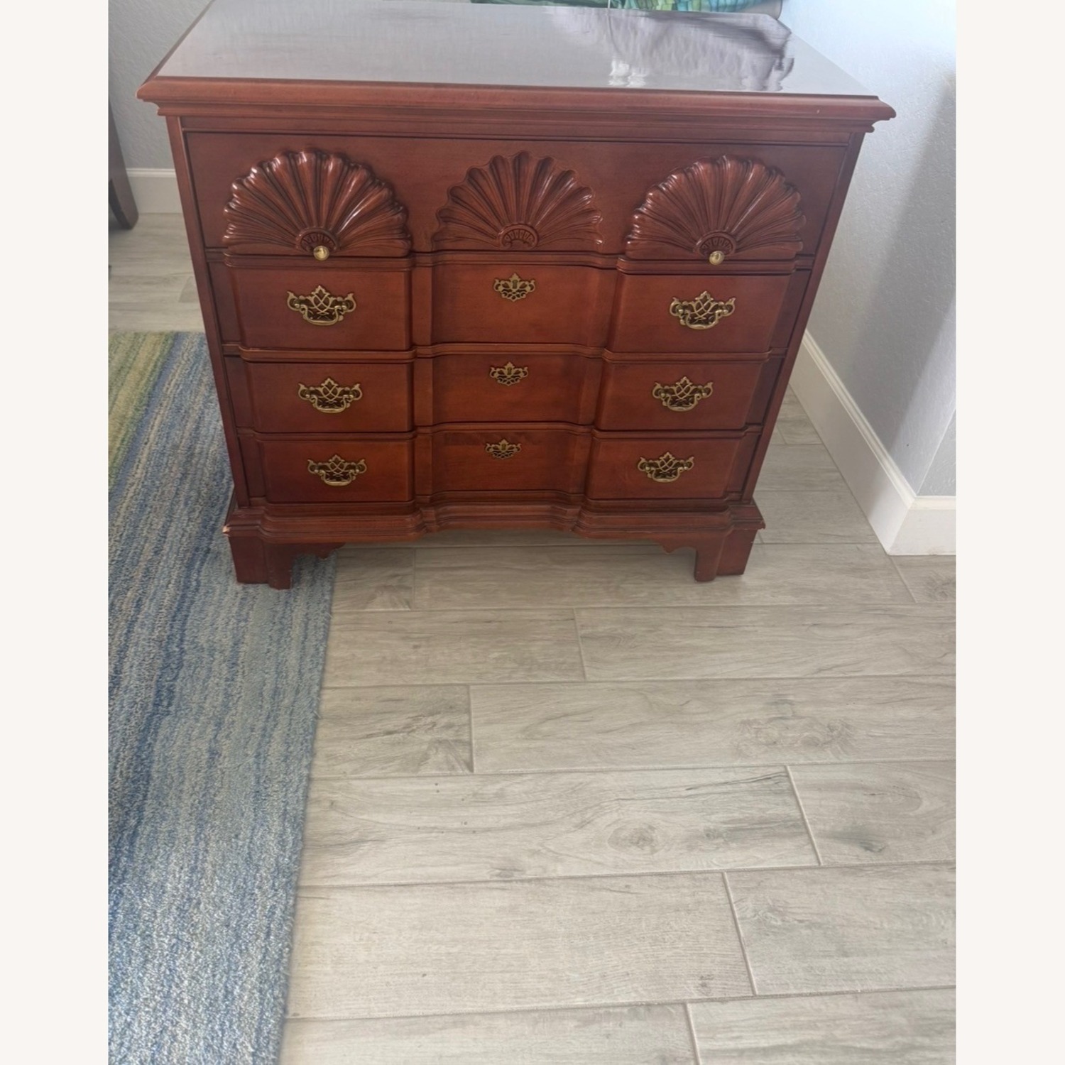 Vintage Solid Wood Dresser - image-4