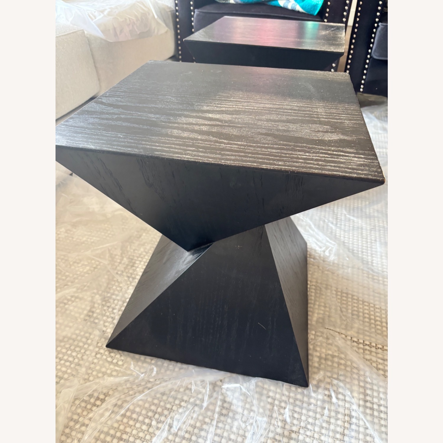 Nuevo Living Black Wood Side Table  - image-1