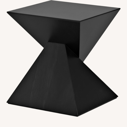 Used Nuevo Living Black Wood Side Table  for sale on AptDeco