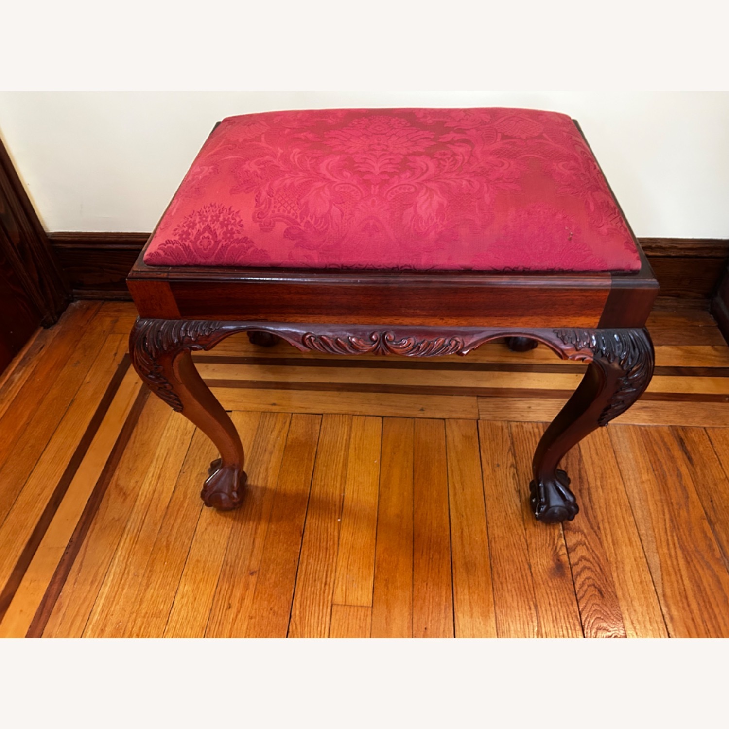 ABC Crapet and Home Georgian Style Ball & Claw Bench - image-2