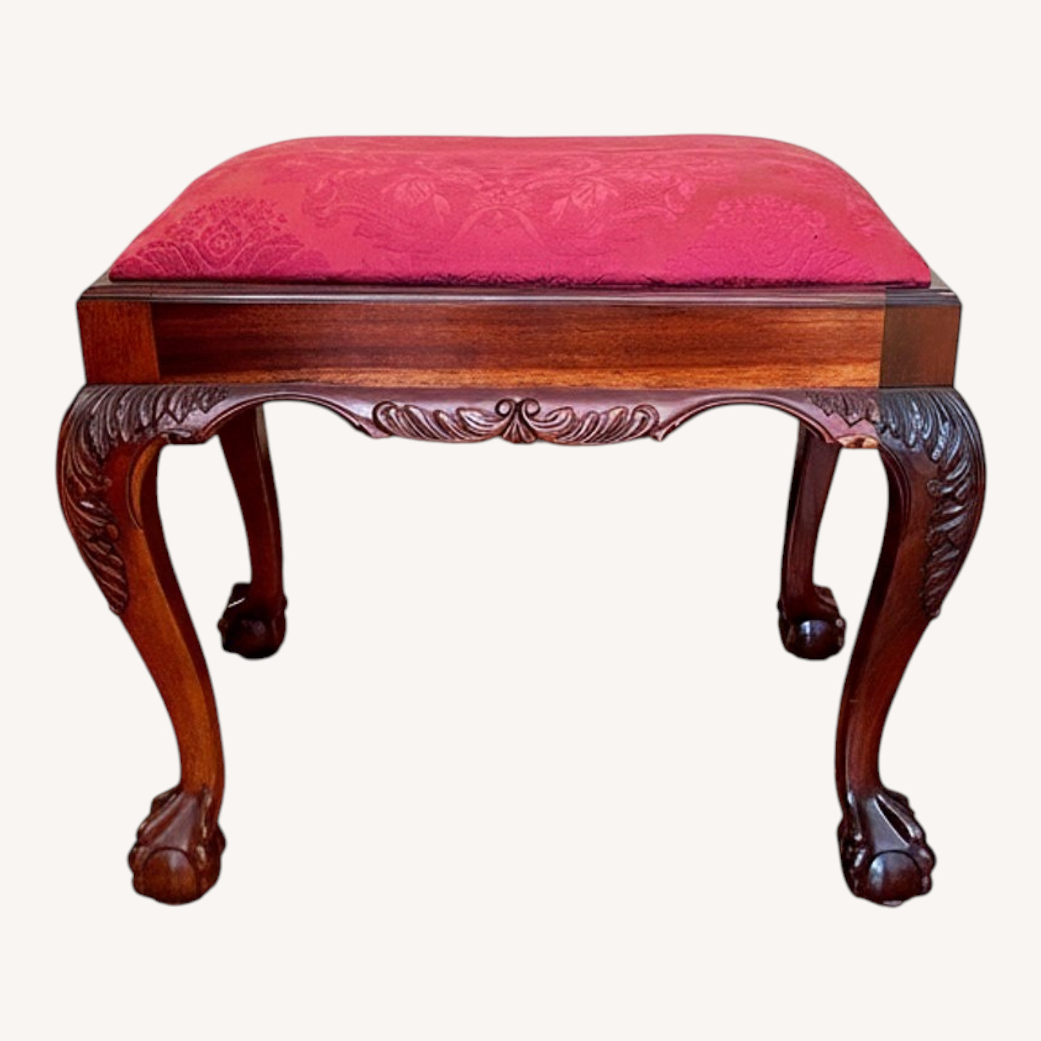 ABC Crapet and Home Georgian Style Ball & Claw Bench - image-0