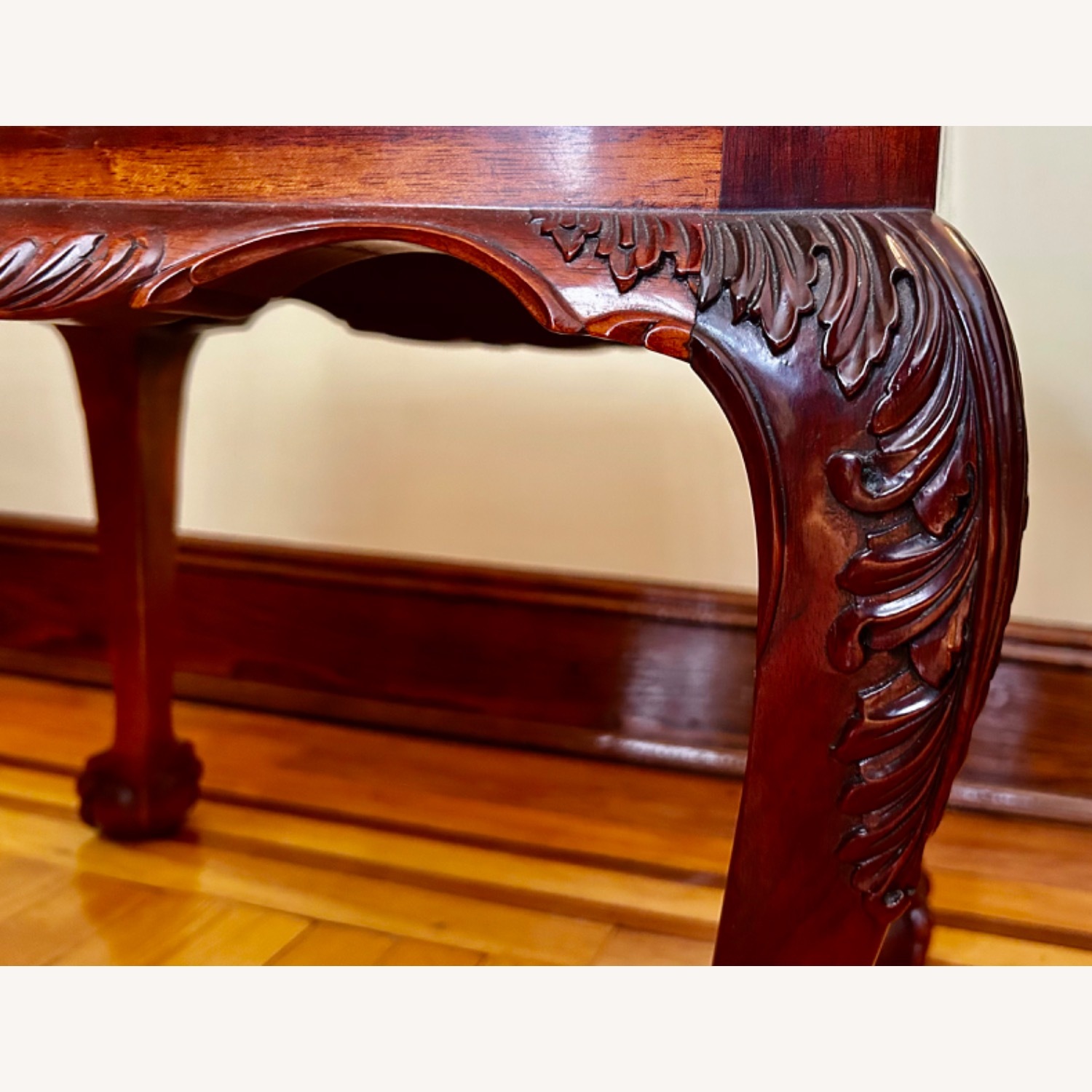 ABC Crapet and Home Georgian Style Ball & Claw Bench - image-5