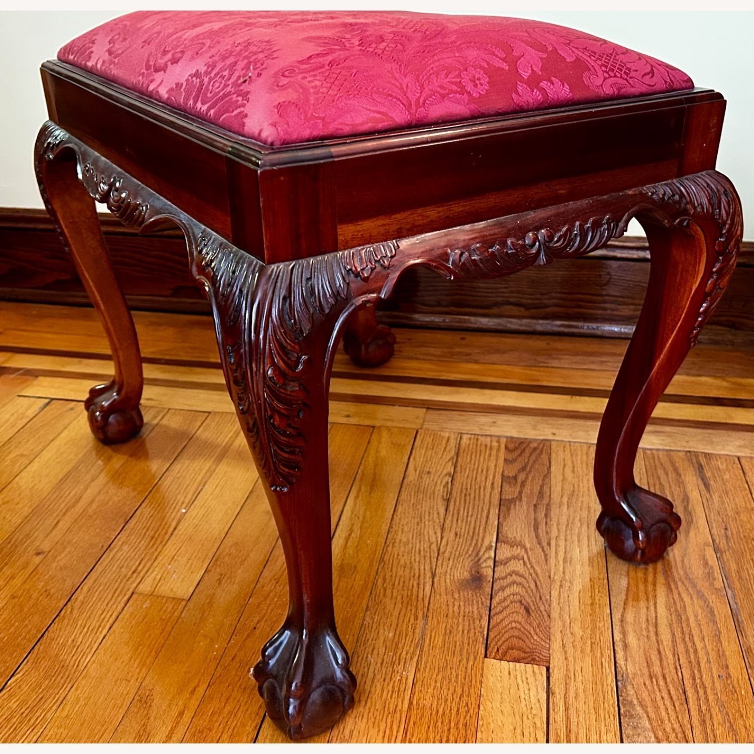 ABC Crapet and Home Georgian Style Ball & Claw Bench - image-3