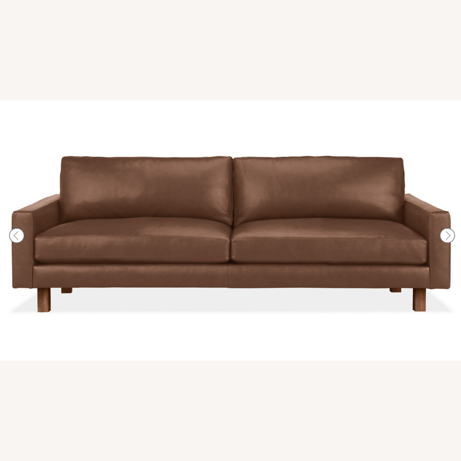 Room & Board Dark Brown Pierson Leather Sofa - image-6