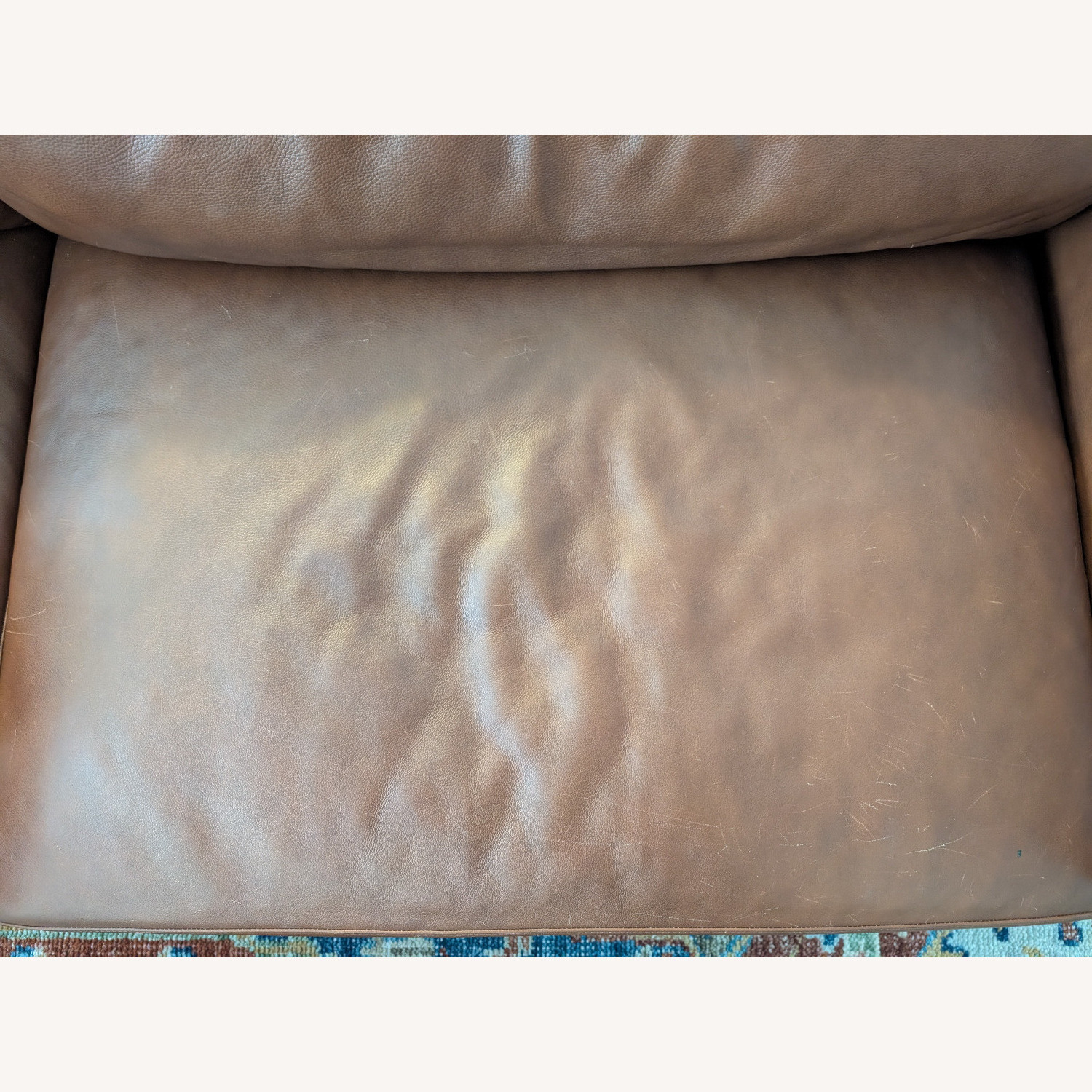 Room & Board Dark Brown Pierson Leather Sofa - image-9