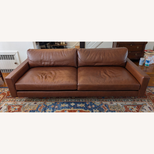 Used Room & Board Dark Brown Pierson Leather Sofa for sale on AptDeco