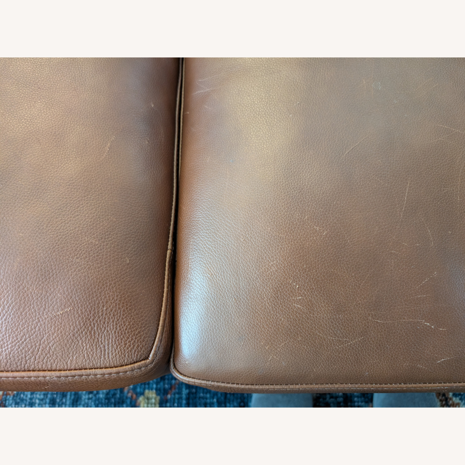 Room & Board Dark Brown Pierson Leather Sofa - image-6