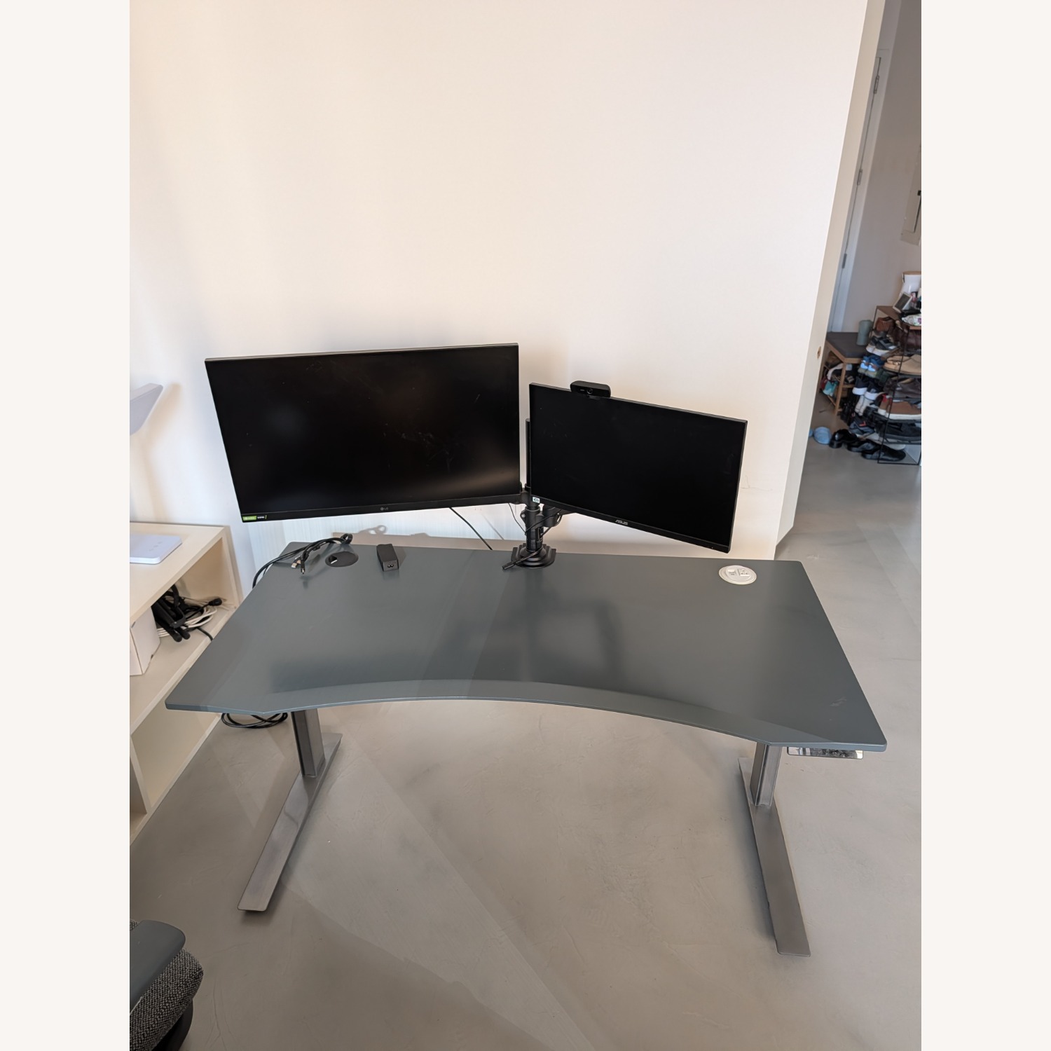Design Within Reach Standing Desk Light Gray - image-1