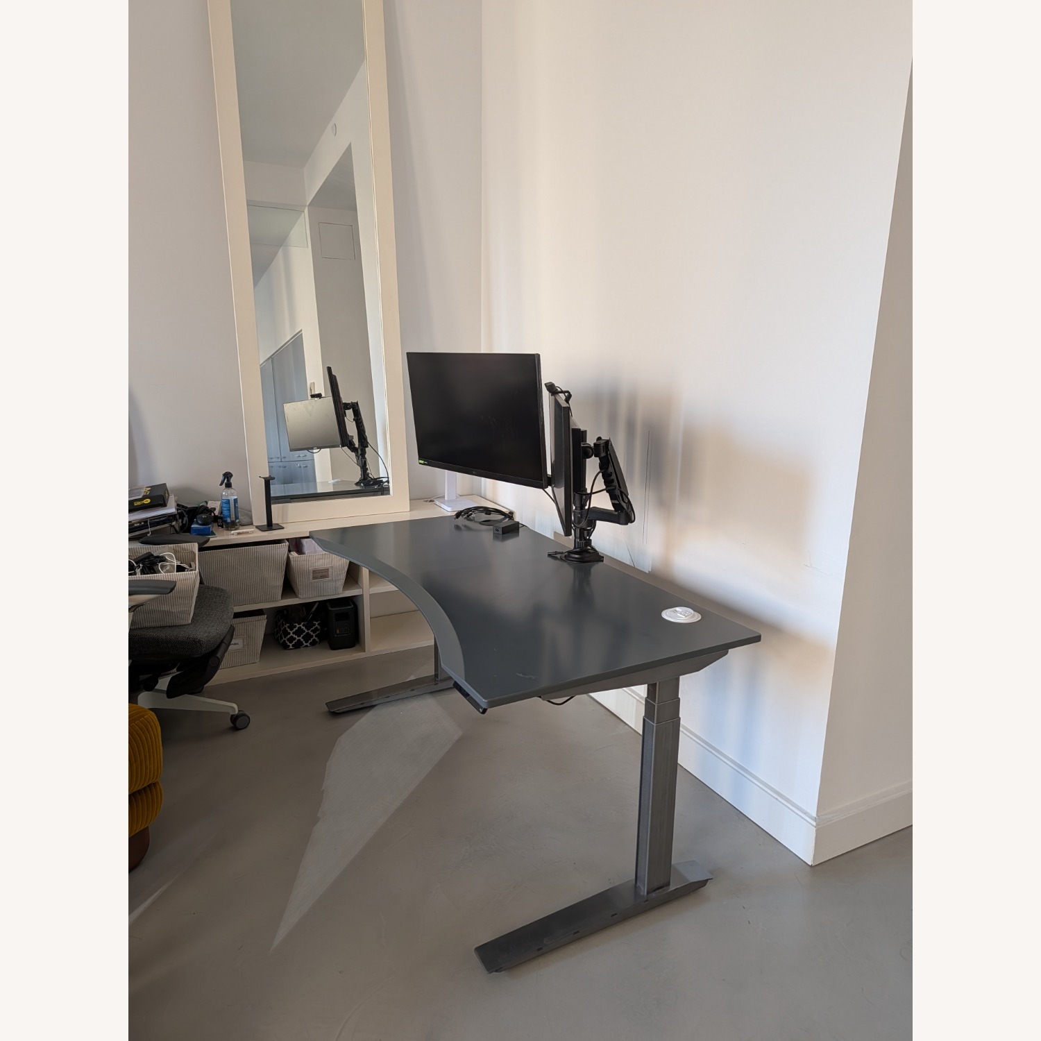 Design Within Reach Standing Desk Light Gray - image-3