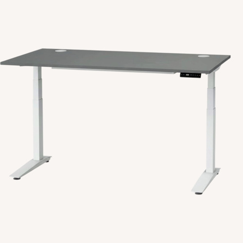Used Design Within Reach Standing Desk Light Gray  for sale on AptDeco