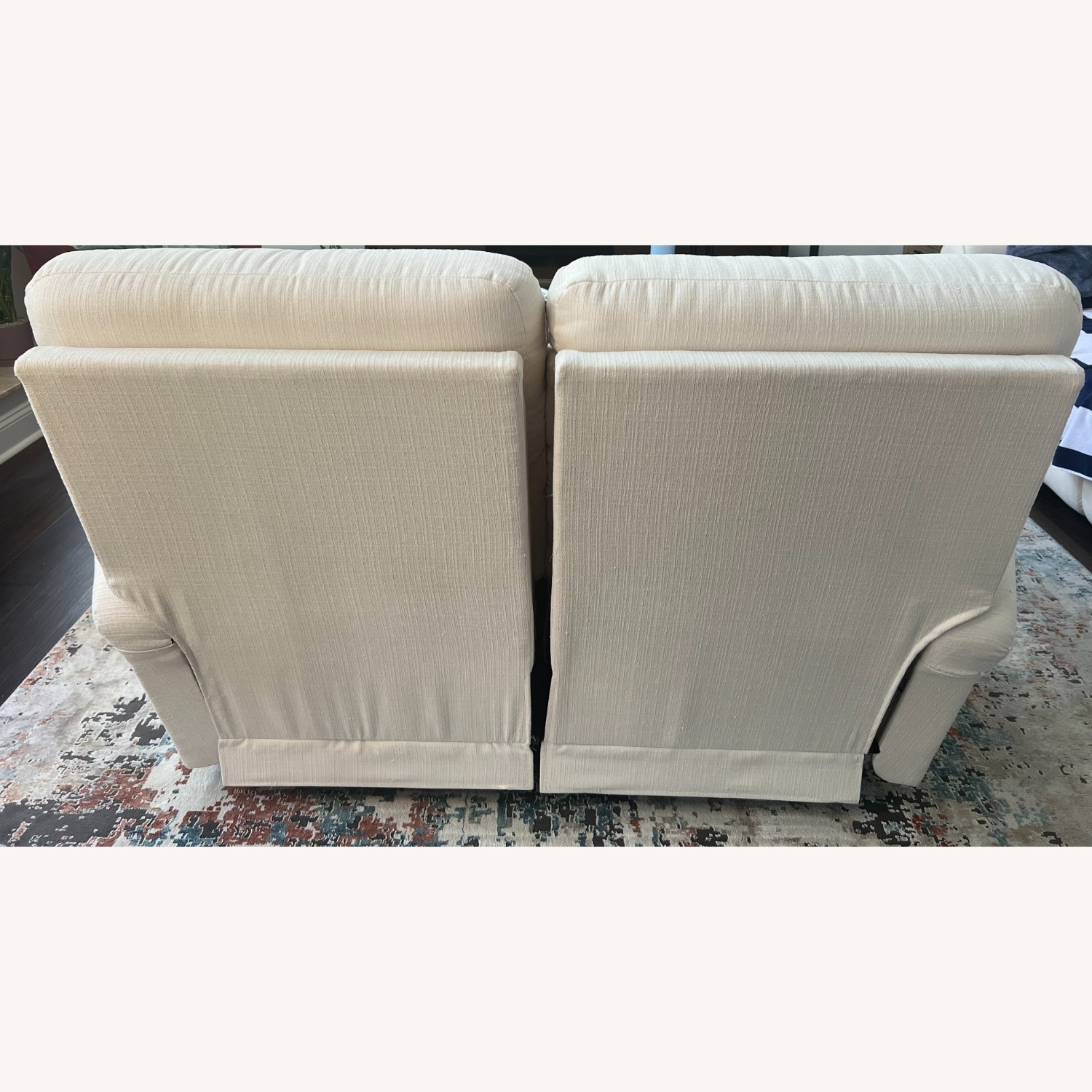 La-Z-Boy Robin Reclining Loveseat White Loveseat - image-4