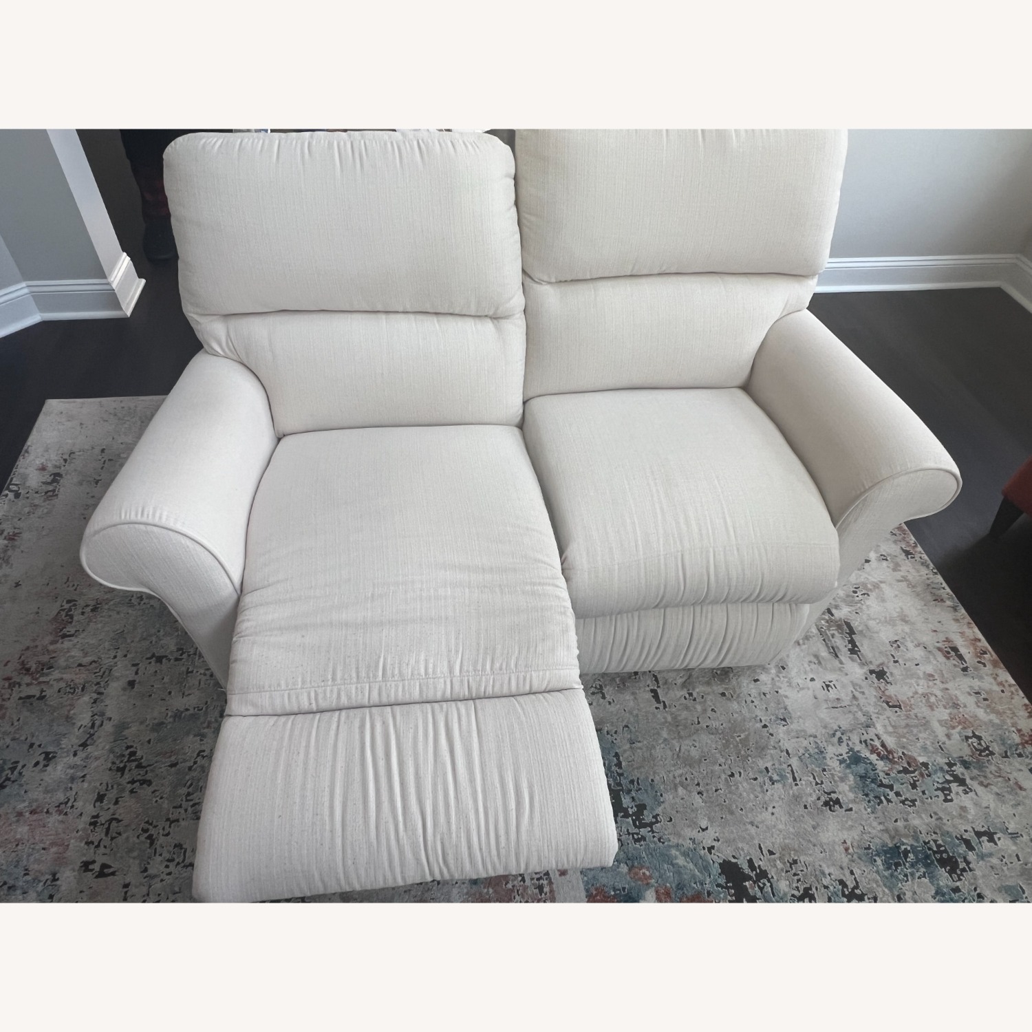 La-Z-Boy Robin Reclining Loveseat White Loveseat - image-2