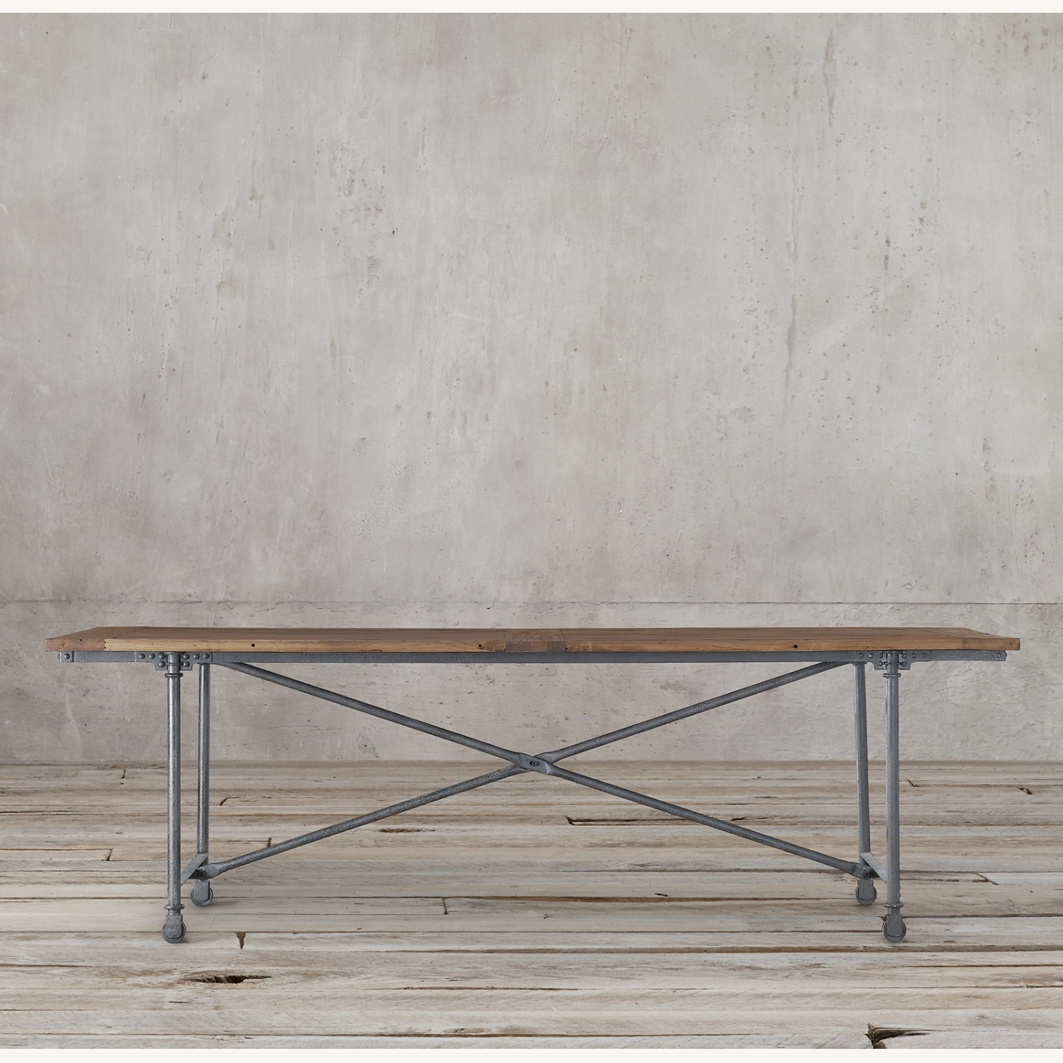 Restoration Hardware Flatiron Rectangular Dining Table - image-5