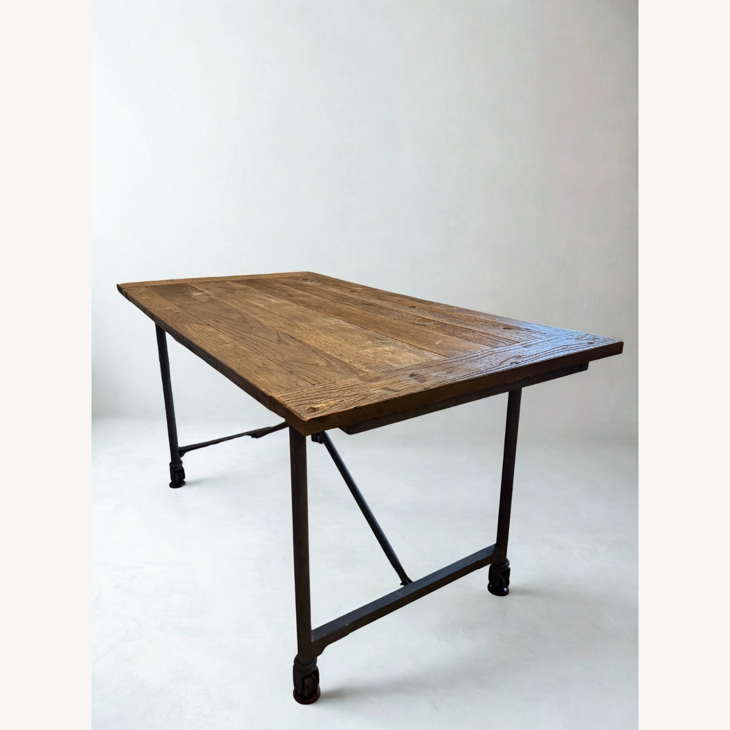 Restoration Hardware Flatiron Rectangular Dining Table - image-3