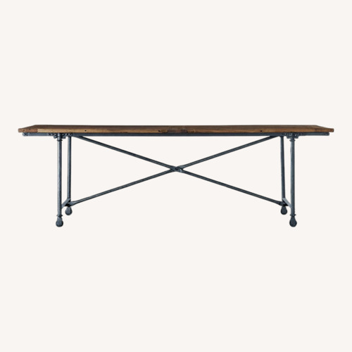 Used Restoration Hardware Flatiron Rectangular Dining Table for sale on AptDeco