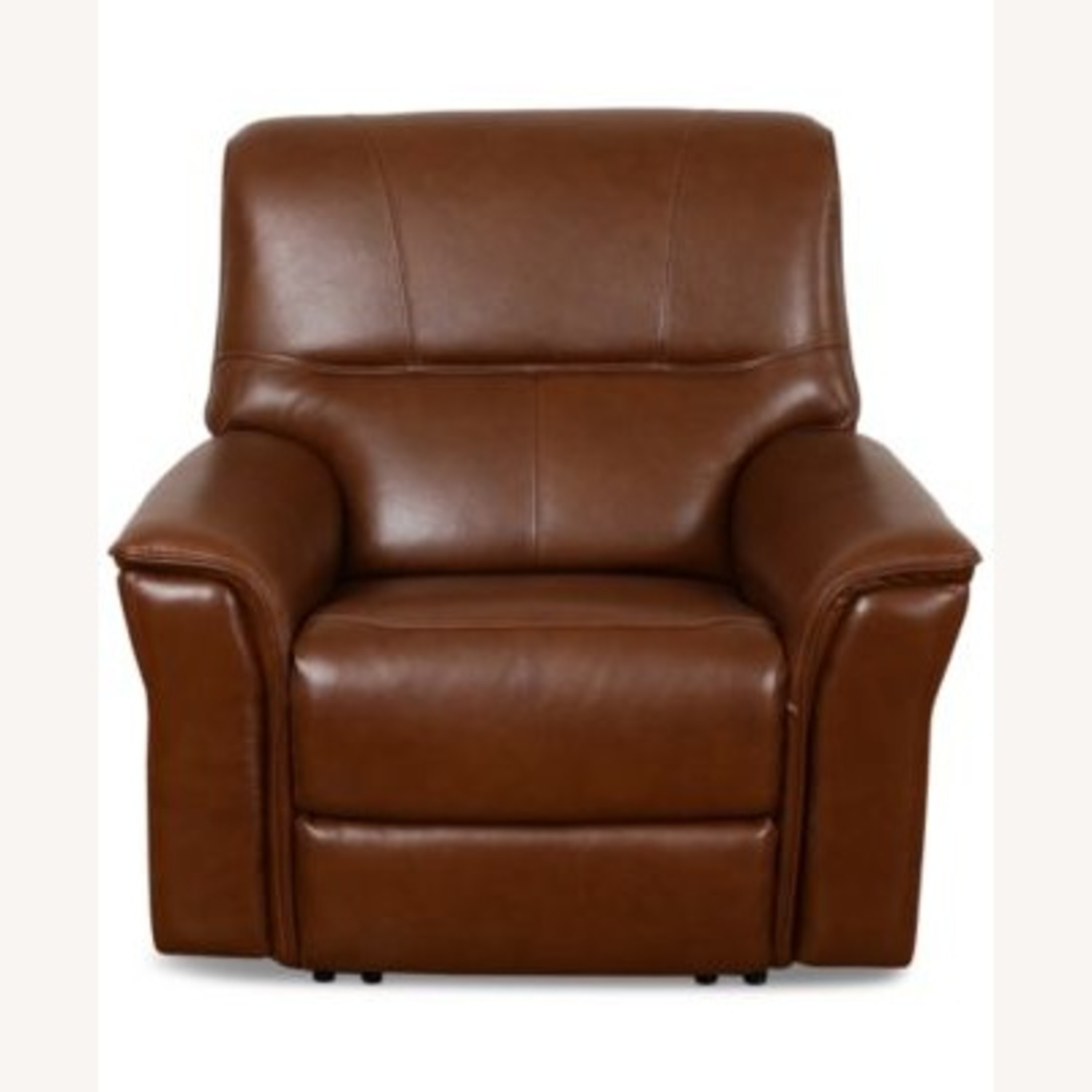 Macy's Dark Brown Faux Leather Recliner - image-4